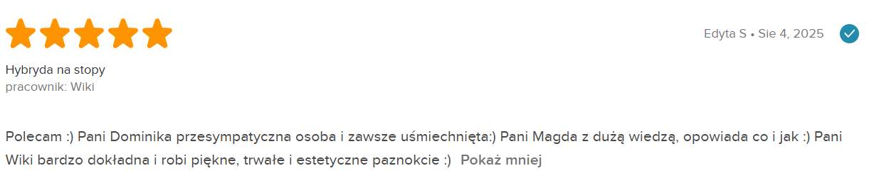 opinia paznokci